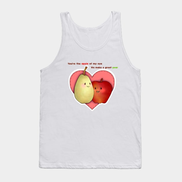 We Make a Great Pear Tank Top by ArtByJD